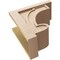 Ekena Millwork 12"W x 24"D x 24"H Classic Alma Rough Cedar Woodgrain TimberThane Corbel, Primed Tan CORUR12X24X24ALMRCPR - alternate 2